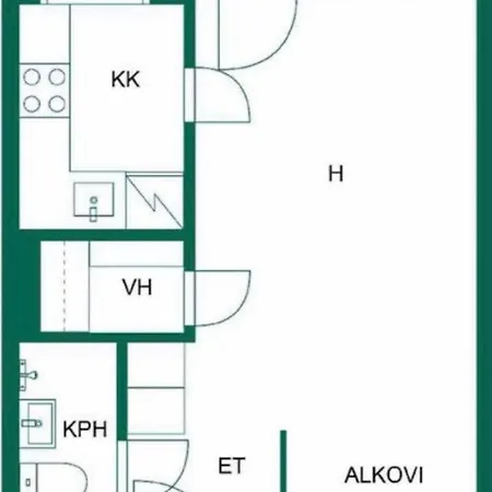 Yksioe Kivistoessae Apartament